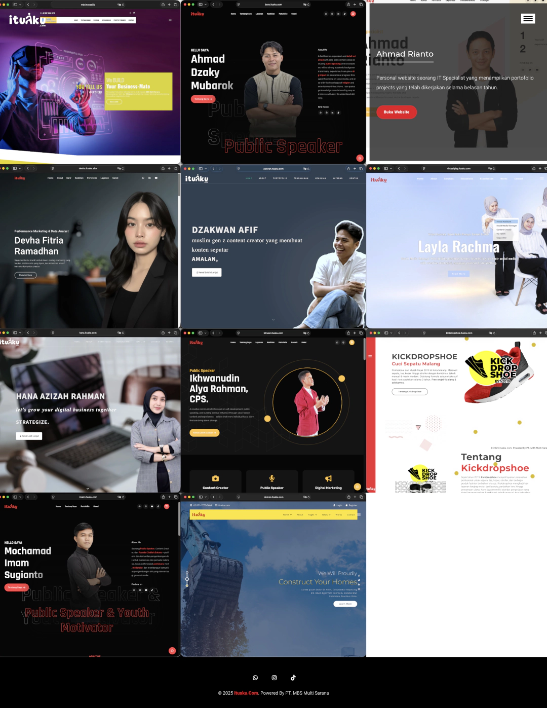 Ituaku.com website portfolios