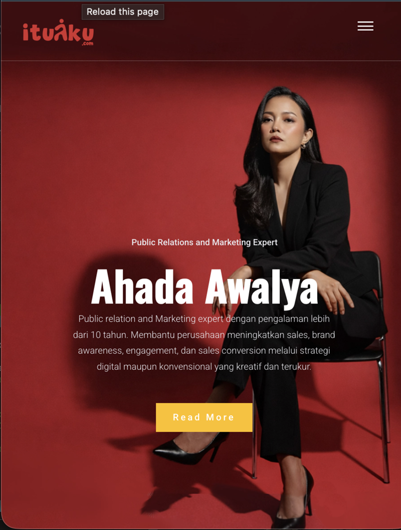 Ituaku website - Ahada