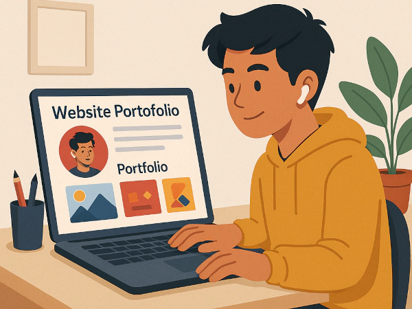 Cara Mendapatkan Job Freelance untuk Pelajar dengan Membuat Website Portofolio