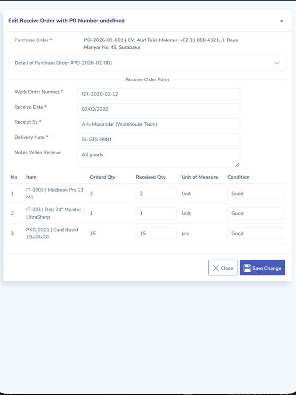 P2p - rechieve view