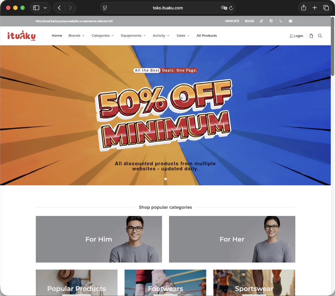 Itutokoaku E-commerce Platform