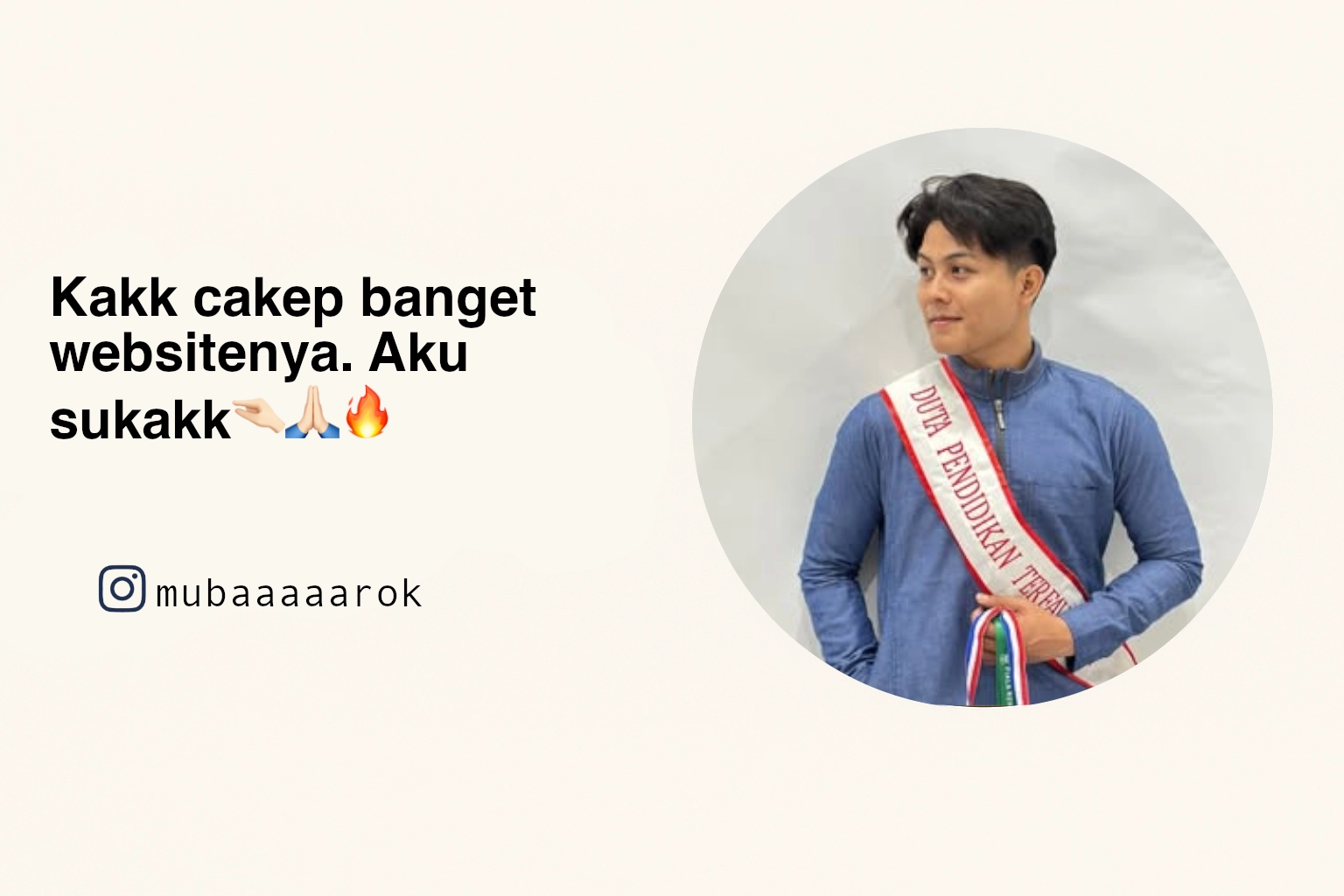 Kakk cakep banget websitenya. Aku sukakk🤏🏻🙏🏻🔥