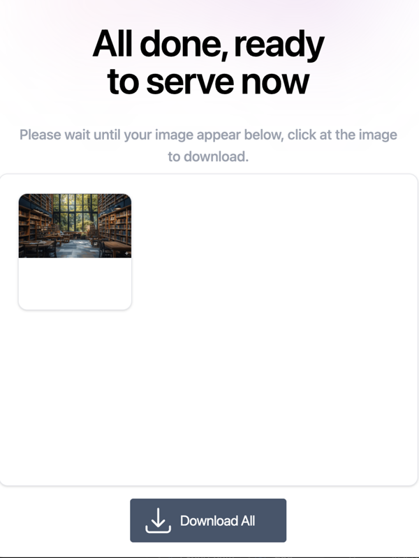 Image service - result