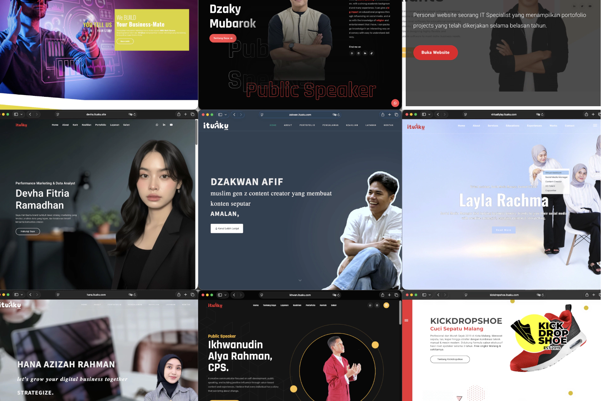 Ituaku.com website portfolios